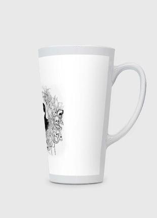 Чашка латте сhainsaw man nayuta