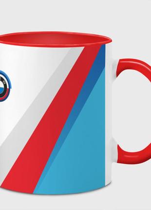 Чашка с принтом  «bmw - логотип 1970» (цвет чашки на выбор)