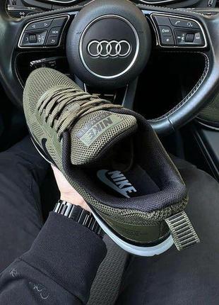 Мужские кроссовки найк* air zoom new army green black4 фото