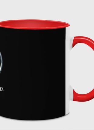 Чашка с принтом  «mercedes-benz sport auto» (цвет чашки на выбор)
