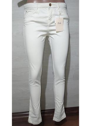 Новые летние фирменные белые белоснежные джинсы клеш палаццо брюки1 фото