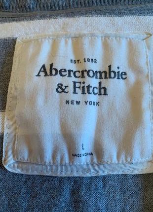 Серый свитер abercrombie&fitch, р-р l, но лучше на s\m6 фото