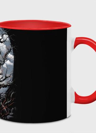 Чашка с принтом  «дракон ярких фейерверков 2024» (цвет чашки на выбор)