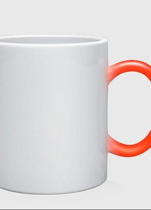 Чашка з принтом  керамічний «милий монстр фотограф» (колір чашки на вибір)2 фото