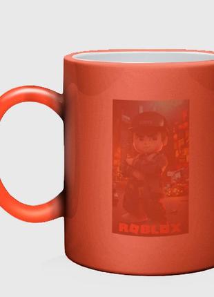 Чашка хамелеон roblox man 330 мл (цвет чашки на выбор)