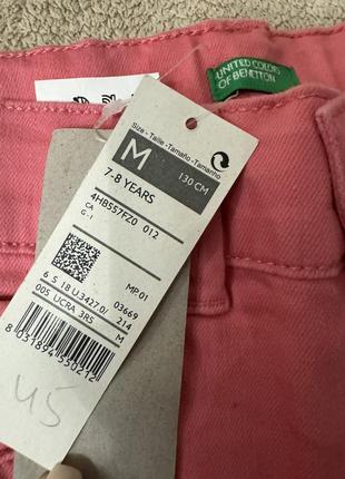 Джинси нові benetton 7-8 років3 фото