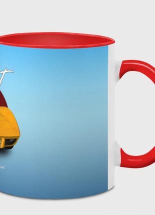 Кухоль з принтом з повним замком «американський мастилкар chevrolet corvette» (колір чашки на вибір)