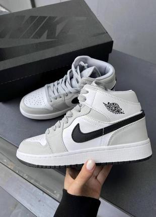 Хайтопы найк аир джордан/nike jordan grey р.36-412 фото