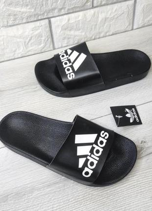 Шлепанцы adidas в черном цвете р.35-41