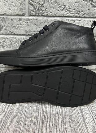 Ботинки мужские кожаные в черном цвете от производителя detta5 фото