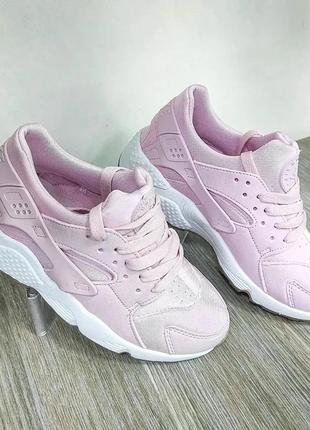 Брендовые кроссовки nike huarache /найк хуараче розовые р.36,37,38,393 фото