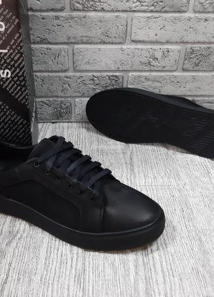 Чоловічі чорні туфлі від виробника detta2 фото