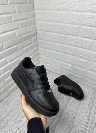 Кросівки підліткові n!ike air max у чорному кольорі