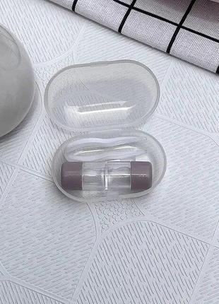 Набор для жестких контактных линз ( контейнер , пинцет , присоска ) - пурпурный