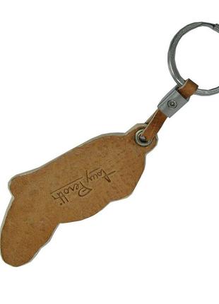 Брелок шкіряний happy key pappagallo 1442 фото
