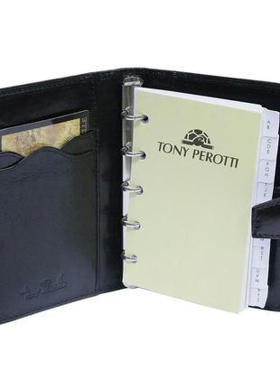 Блокнот кишеньковий шкіряний italico 1649 чорний