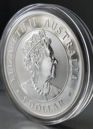 Серебряная монета австралийский эму, 1 унция чистого серебра, 20222 фото