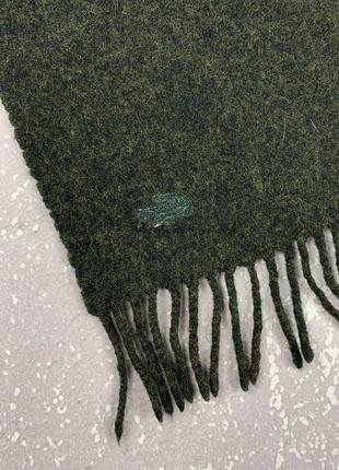 Lacoste vintage винтажный шерстяной шарф4 фото