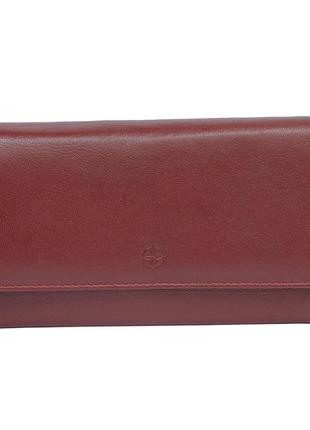 Шкіряне портмоне cortina 5048 rosso червоний