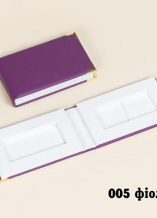Коробочка для флешки колір "фіолетовий". короб для флешки. упаковка для флешок1 фото