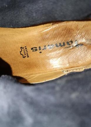 Замшевые ботинки tamaris р. 374 фото