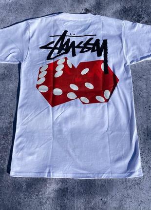 Футболка loys stussy diced-out-white / футболка стуси стусі стусси