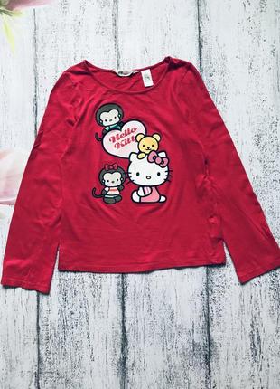 Крутая кофта реглан hello kitty h&m 6-8года