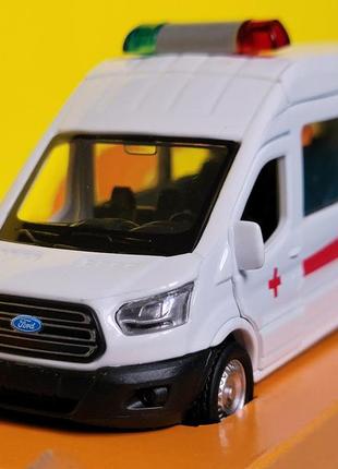 Іграшка ford transit 1:52 метал машинка форд транзит