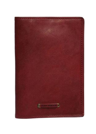 Обкладинка для паспорта шкіряна topkapi 1597 rosso червоний1 фото
