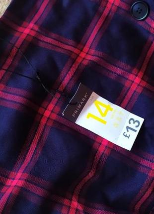 Трендові картату сукню, сарафан з боку на блискавці