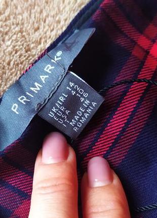 Трендові картату сукню, сарафан з боку на блискавці