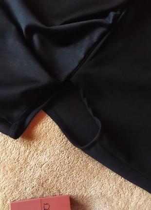 Якісне щільне плаття футляр міді зі спущеними плечима з воланом6 фото