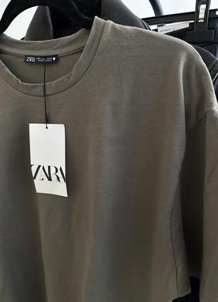 Котонові футболки zara oversize3 фото