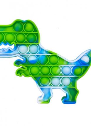 Мяка іграшка антистрес, нескінченна пупирка pop it динозавр