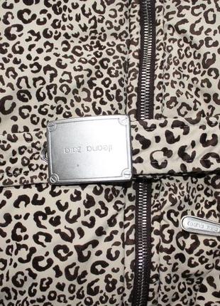 Леопардовая куртка косуха дизайнерская осень италия ileana zara5 фото