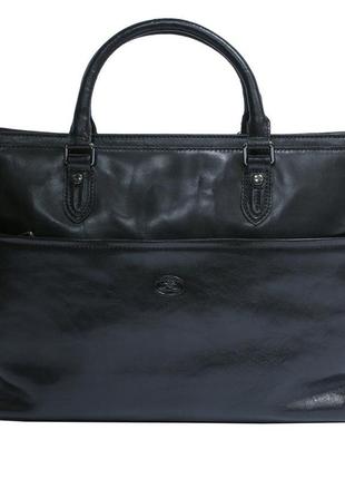 Сумка шкіряна italico 7615 чорний