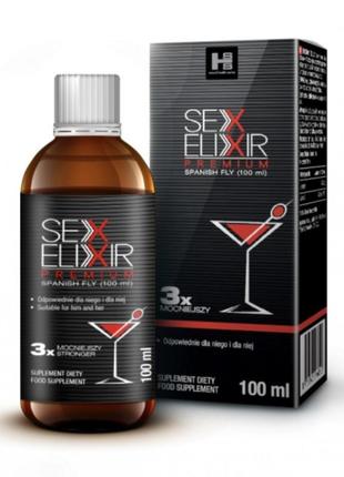 Збуджувальний засіб для чоловіків і жінок sex elixir premium, 100 мл