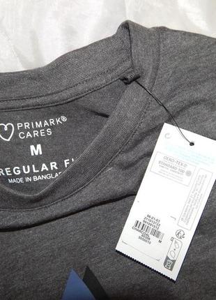 Мужская футболка primark cares оригинал р.48 081fmls  (только в указанном размере, только 1 шт)8 фото