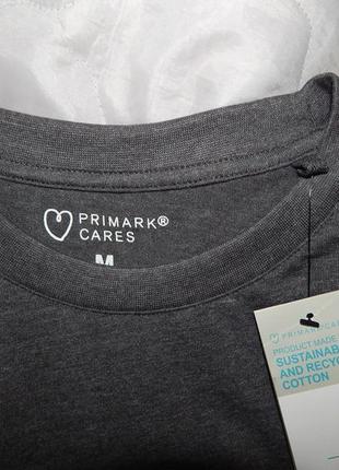 Мужская футболка primark cares оригинал р.48 081fmls  (только в указанном размере, только 1 шт)6 фото