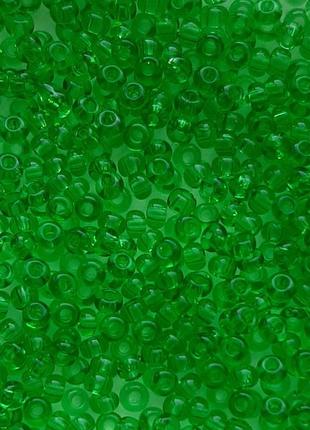 Бисер прозрачный 50100 светлый зеленый 50 г