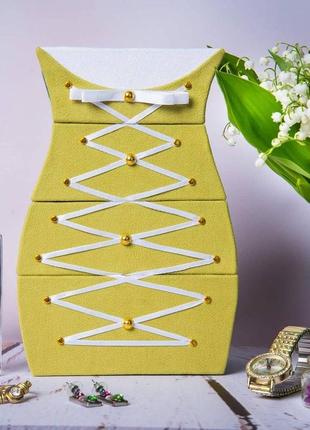 Шкатулка для прикрас "корсет"