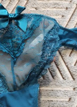 Трусики стринги лазурного цвета uk 14/16