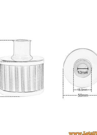 Воздушный фильтр вентиляции картерных газов 12мм воздушный фильтр сапуна 13мм фильтр нулевого сопротивления6 фото