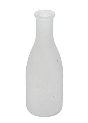 Набор из 4-х ваз bottle white-frost h18 d6x26,5 см стекло4 фото