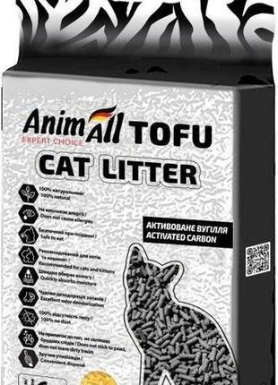 Animall tofu активоване вугілля 6 літрів. наповнювач тофу соєвий 2,6 кг.