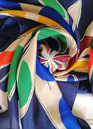 Винтажный, шёлковый платок от boden5 фото