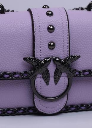 Жіноча сумка pinco lilac женская сумка, брендова сумка pinco lilac1 фото