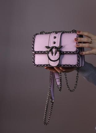 Женская сумка pinko lilac женская сумка, брендовая сумка pinko lilac3 фото