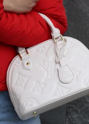 Женская сумка louis vuitton alma ivory женская сумка, брендовая сумка louis vuitton alma ivory5 фото