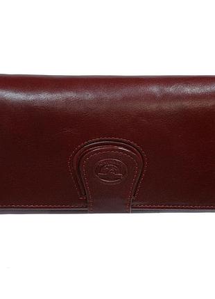 Шкіряне портмоне accademia 1526 rosso червоний